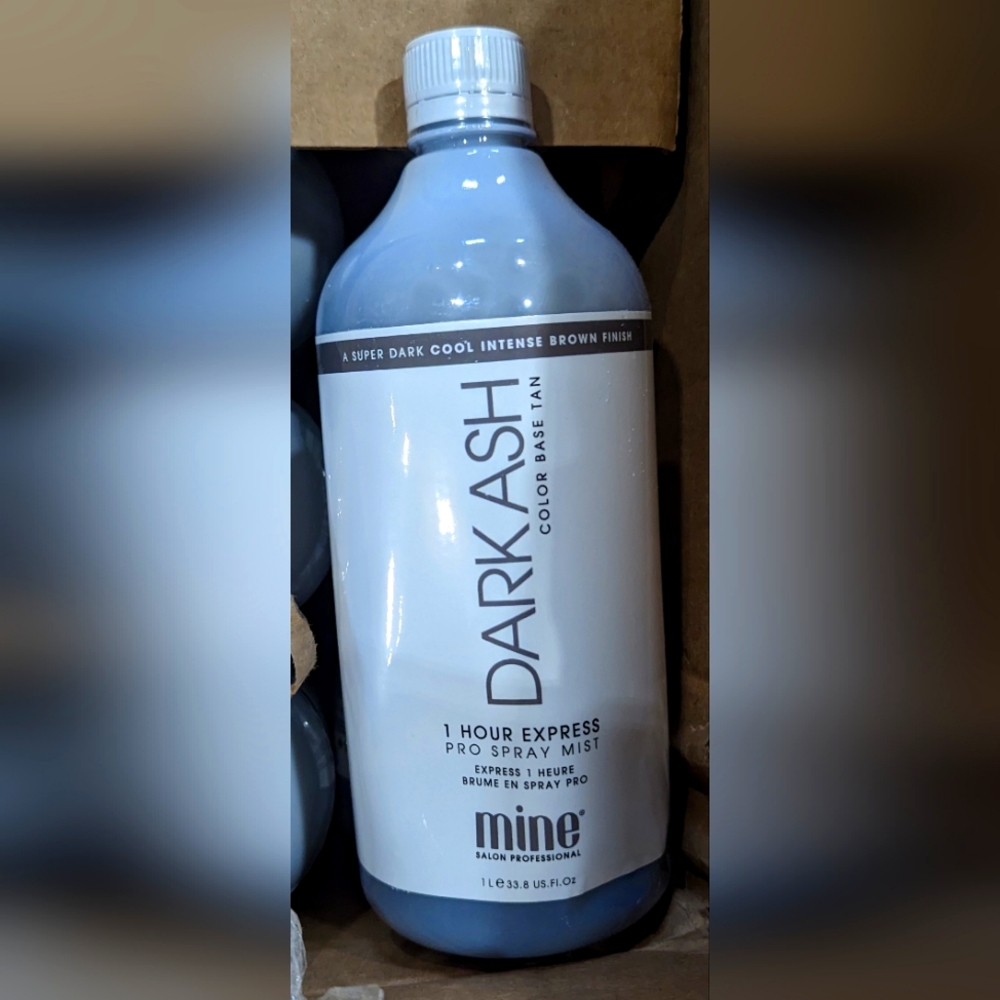 Mine tan dark ash spray tanner 1liter. PRICE FIRM